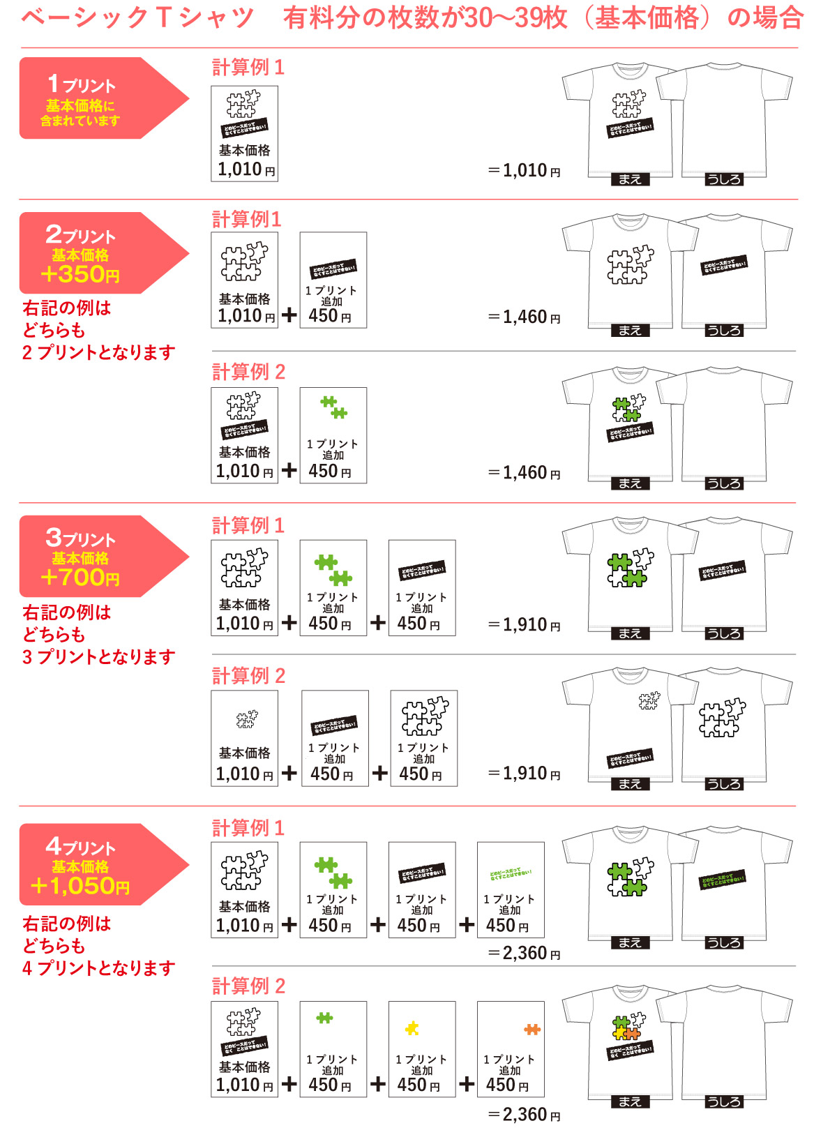 Class Tshirts【日本コーイン】 / 注文書・原稿用紙の書き方